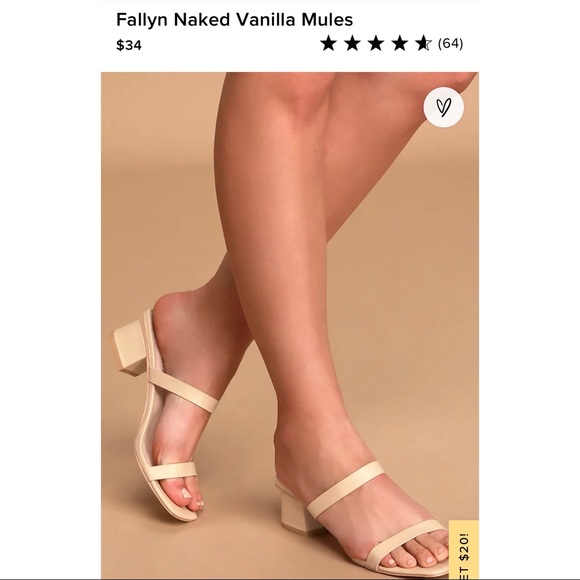 Lulus Shoes - Lulus Heeled Sandals Bone/Vanilla color